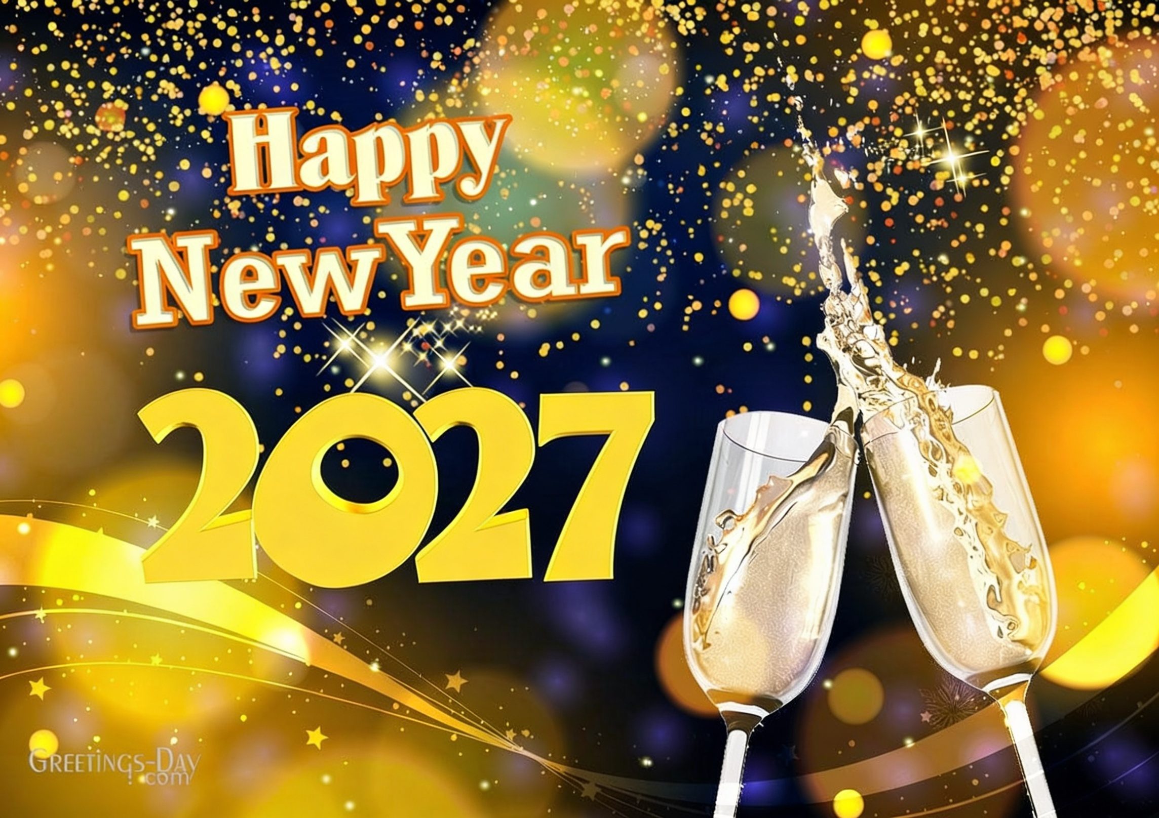Congrat with Happy New Year 2027
