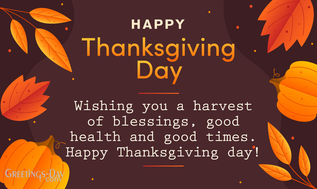 Happy Thanksgiving Wishes