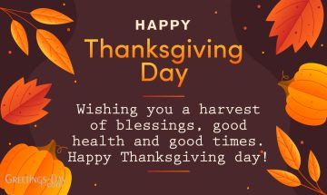 Happy Thanksgiving Wishes