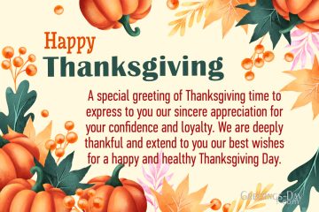 Happy Thanksgiving Wishes