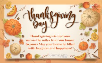 Thanksgiving Wishes