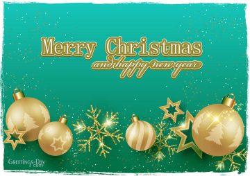 Merry Christmas and Happy New Year