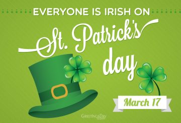 Happy St. Patrick’s Day, my friend!