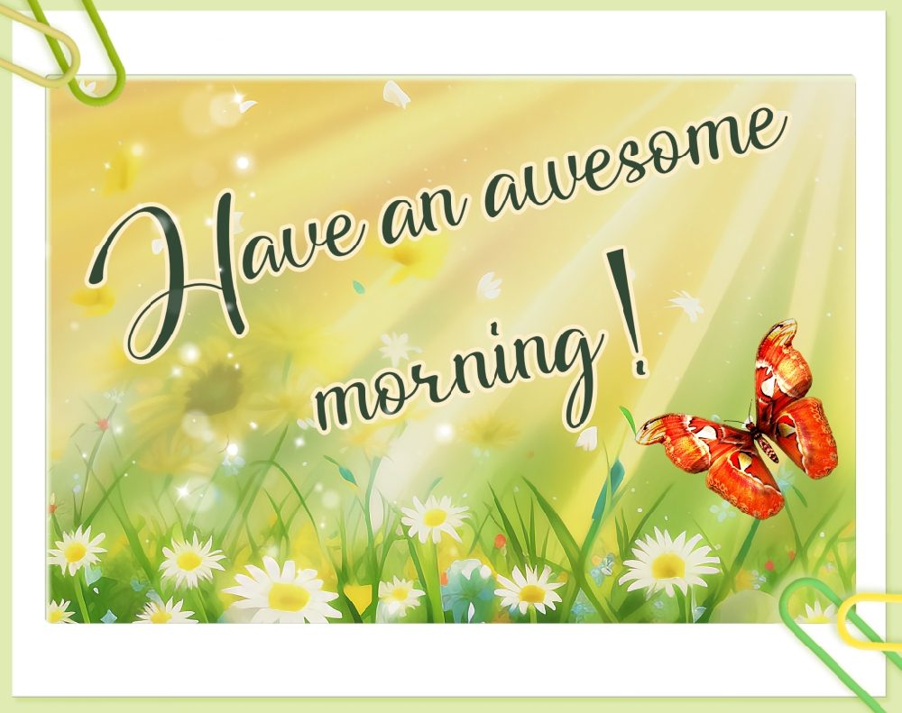 Good Morning Sunshine Wishes!
