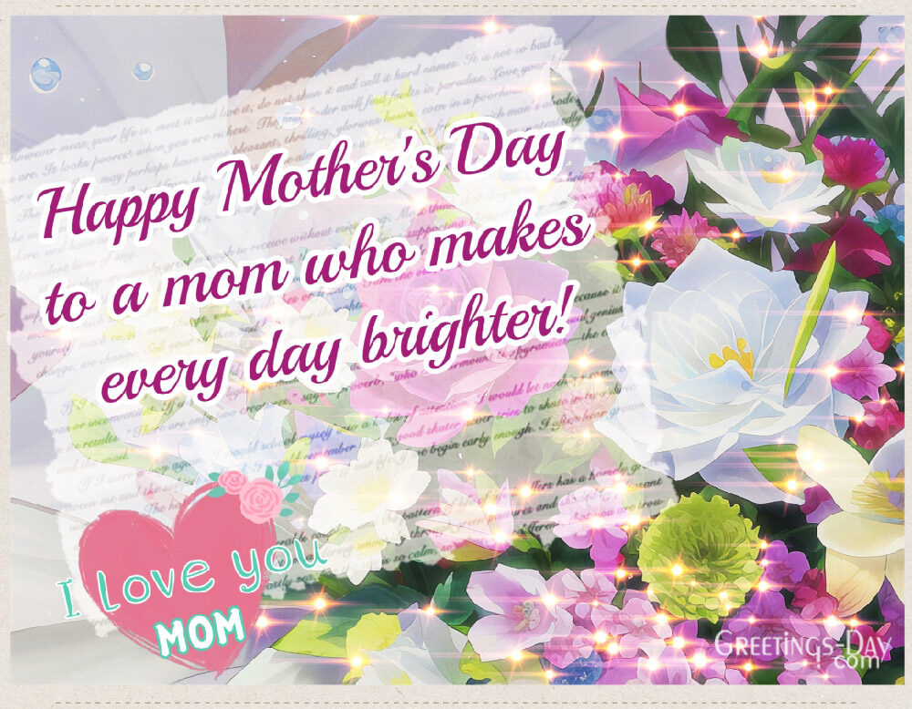 Celebrating Mom today!