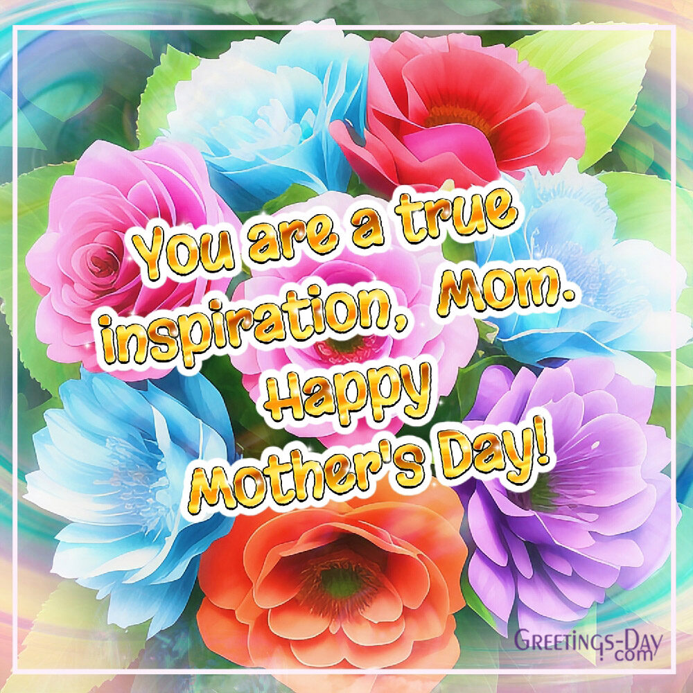 Mom, you rock! Happy Mother’s Day!