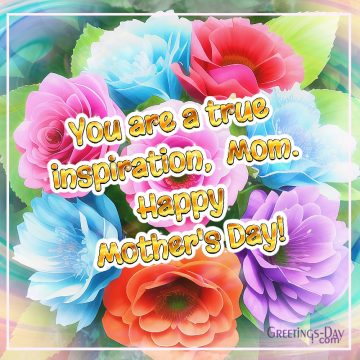 Mom, you rock! Happy Mother’s Day!
