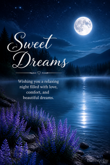 Sweet Dreams by the Moonlit Lake