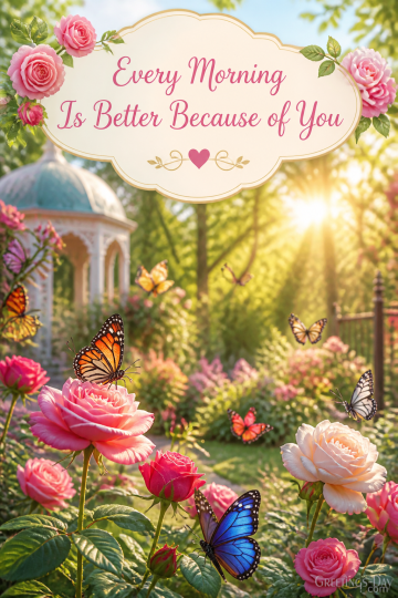 Every Morning Is Better Because of You