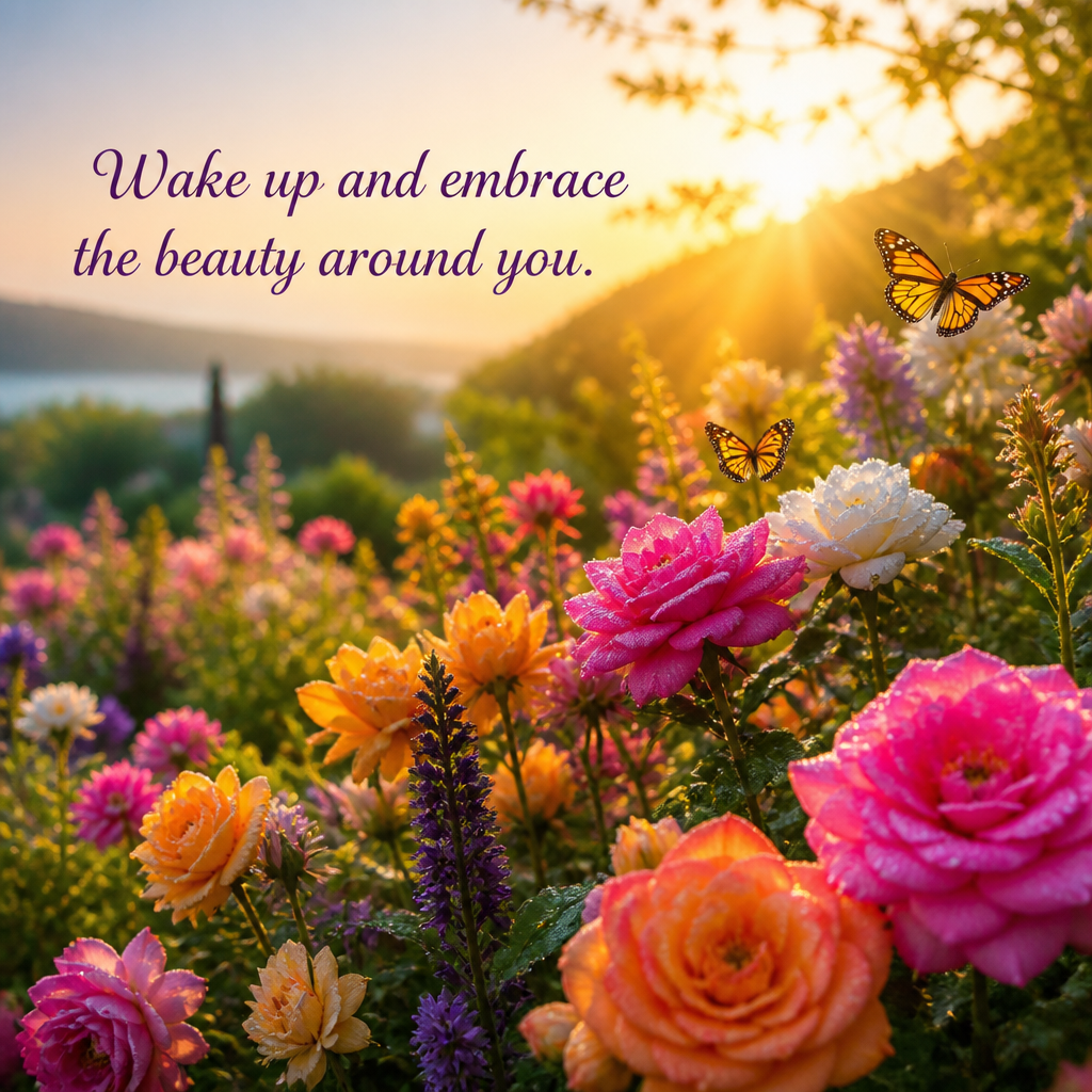 Wake Up and Embrace the Beauty Around You