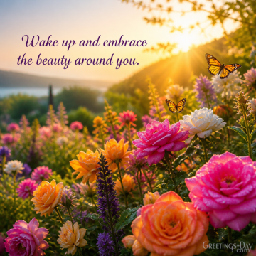 Wake Up and Embrace the Beauty Around You