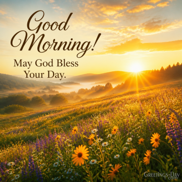 May God Bless Your Day