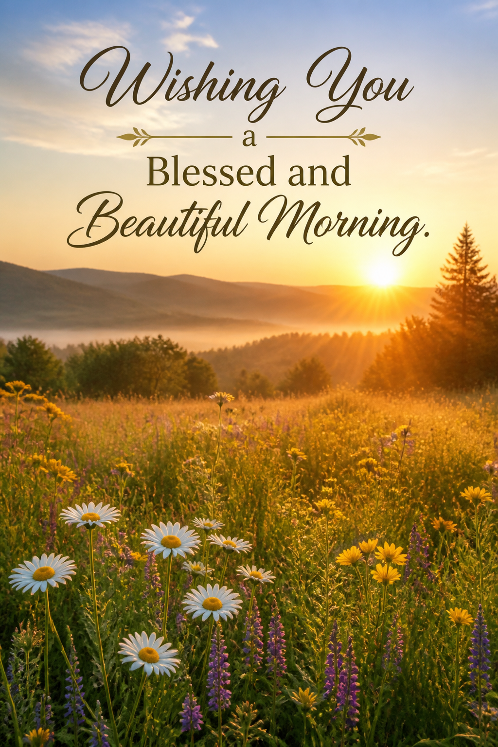 Wishing You a Blessed and Beautiful Morning