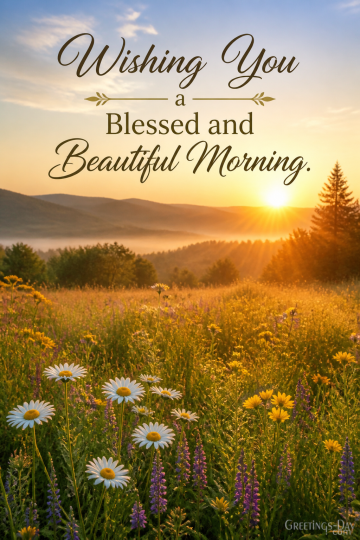 Wishing You a Blessed and Beautiful Morning