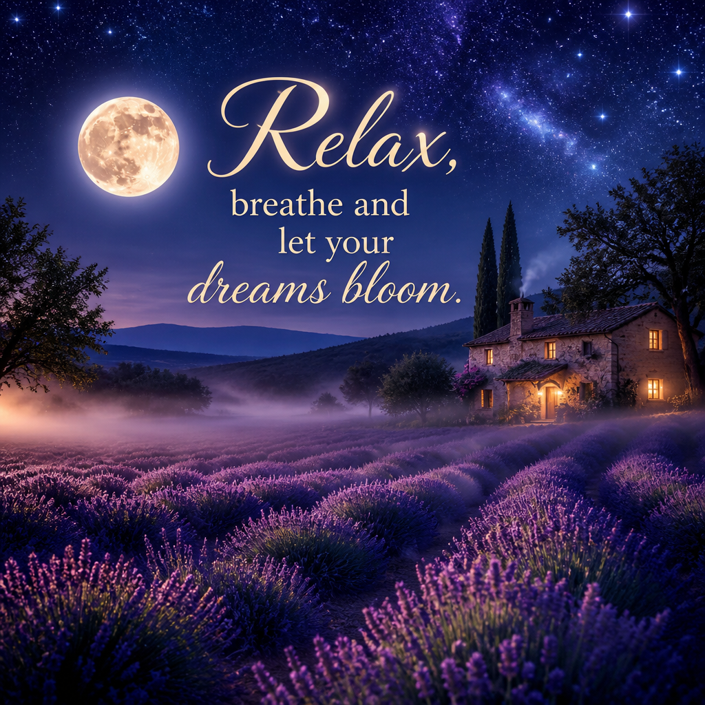 Good Night – Relax, Breathe and Let Your Dreams Bloom