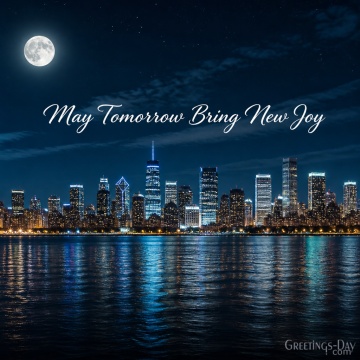May Tomorrow Bring New Joy
