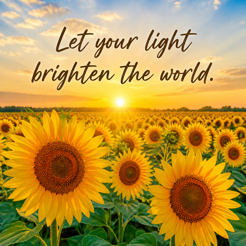 Let Your Light Brighten the World