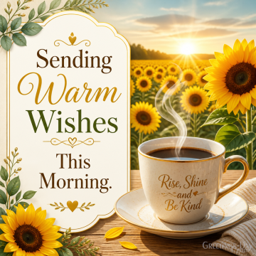 Sending Warm Wishes This Morning