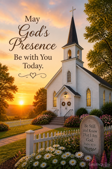 May God’s Presence Be with You Today