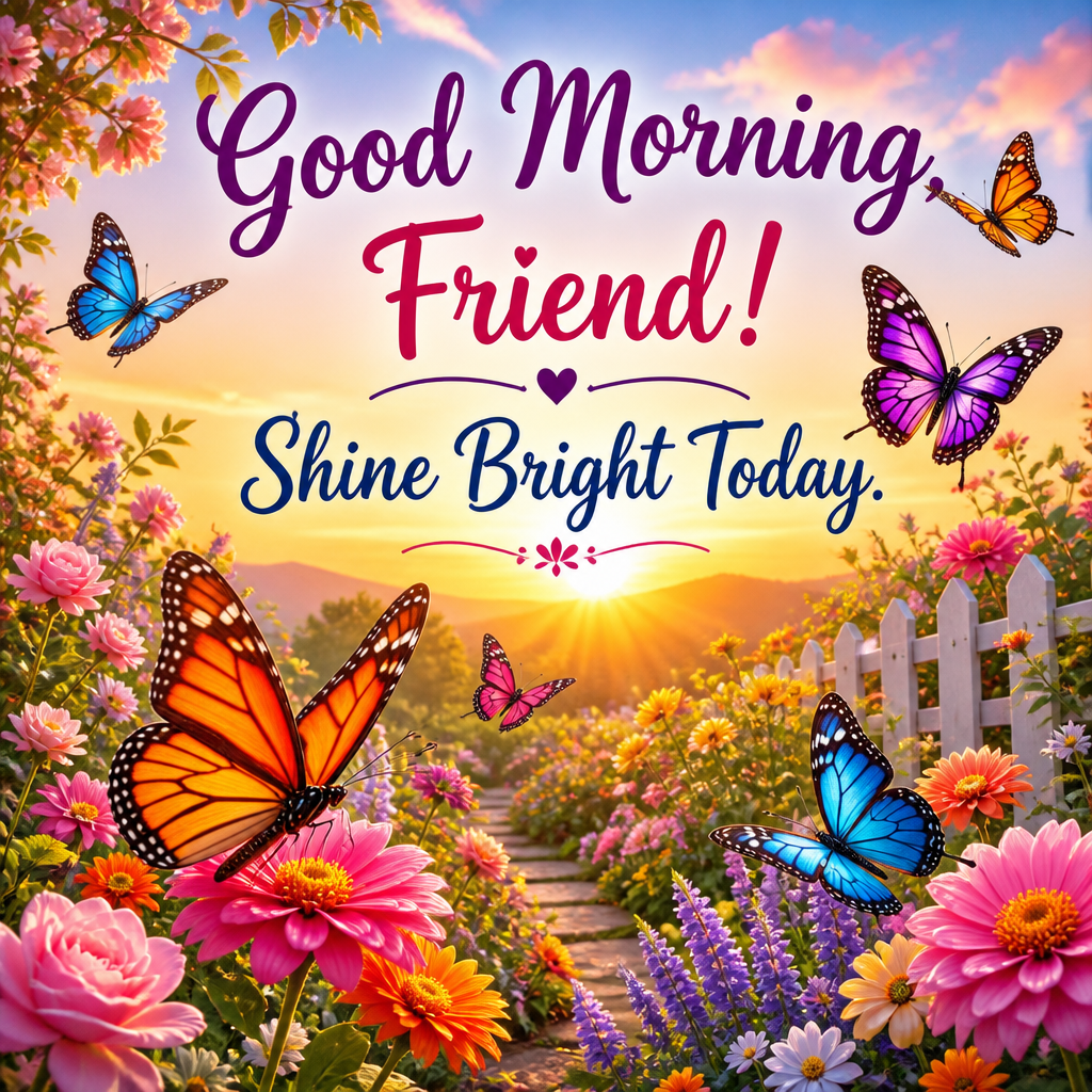 Good Morning, Friend! Shine Bright Today
