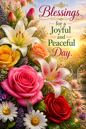 Blessings for a Joyful and Peaceful Day