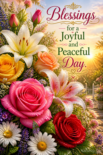 Blessings for a Joyful and Peaceful Day