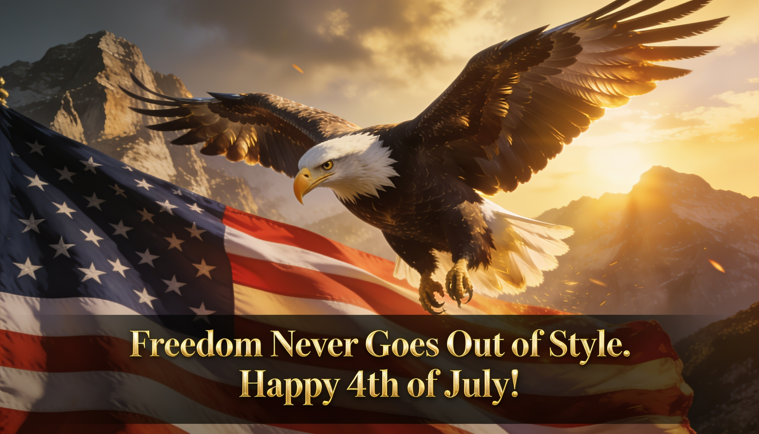 Freedom Never Goes Out of Style. Happy 4th of July!