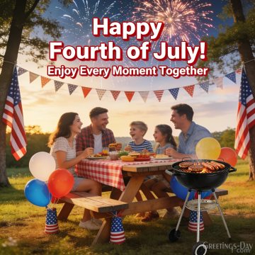 Happy Fourth of July! Enjoy Every Moment Together