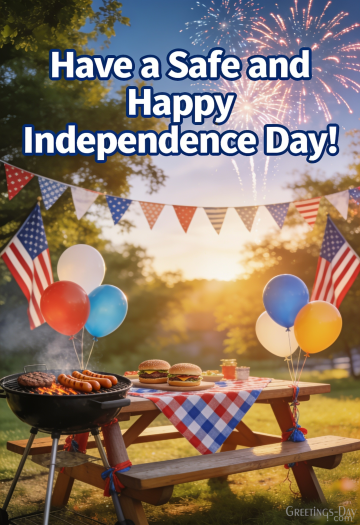 Have a Safe and Happy Independence Day!