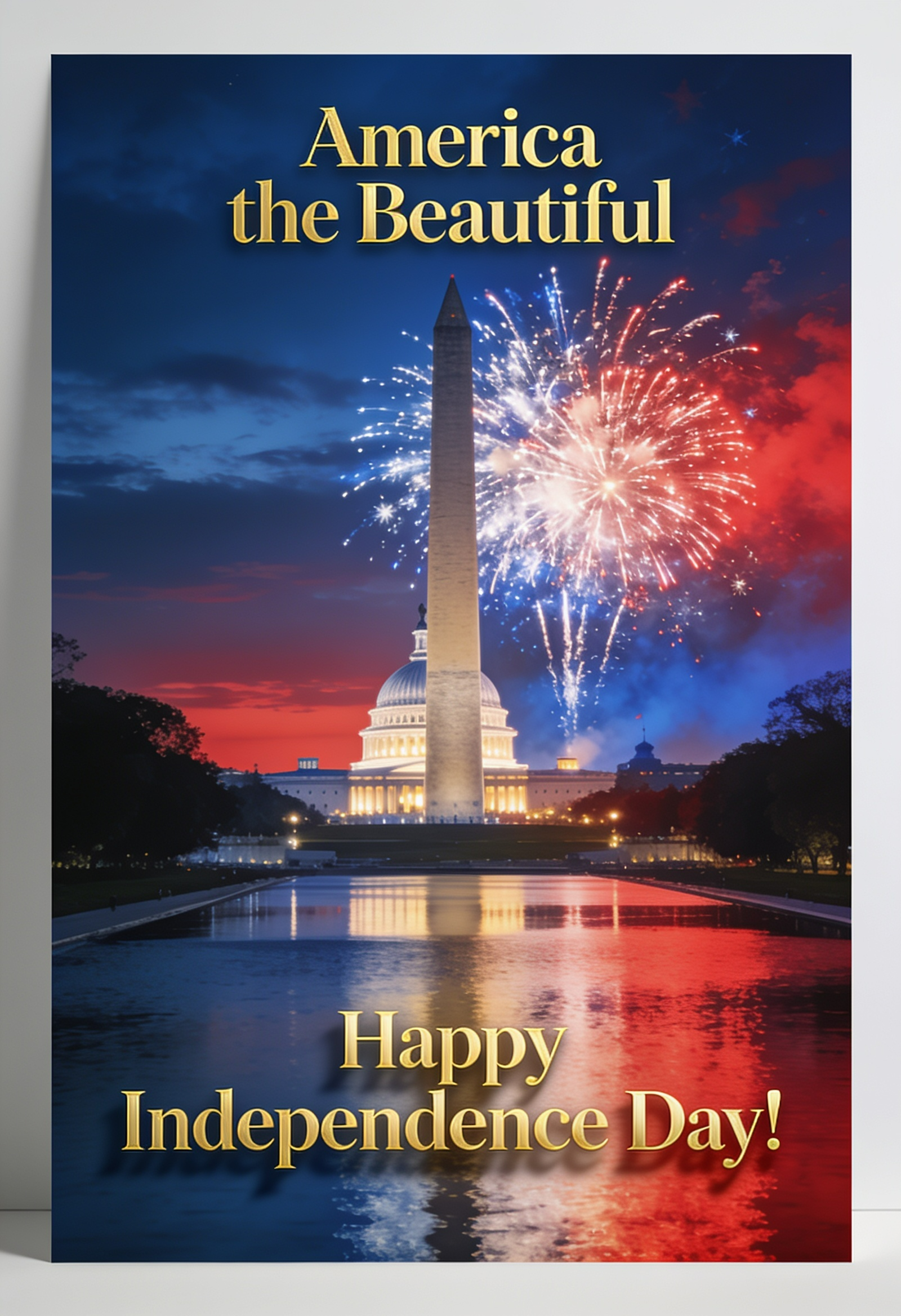 America the Beautiful. Happy Independence Day!
