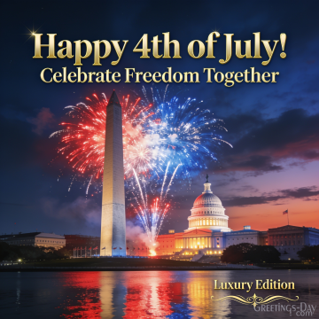 Happy 4th of July! Celebrate Freedom Together
