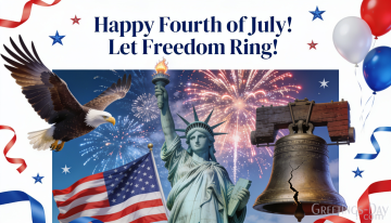 Happy Fourth of July! Let Freedom Ring!