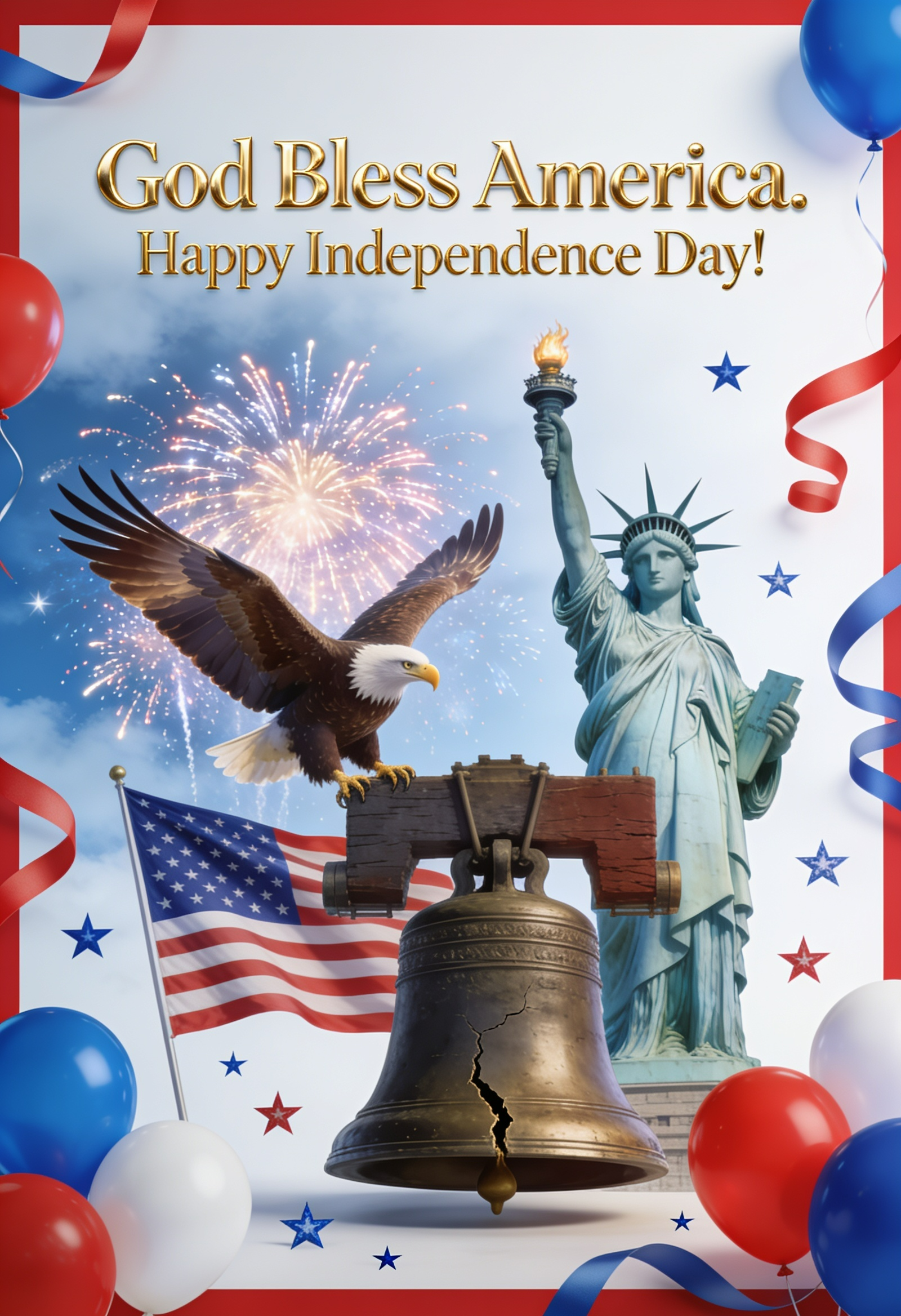 God Bless America. Happy Independence Day!