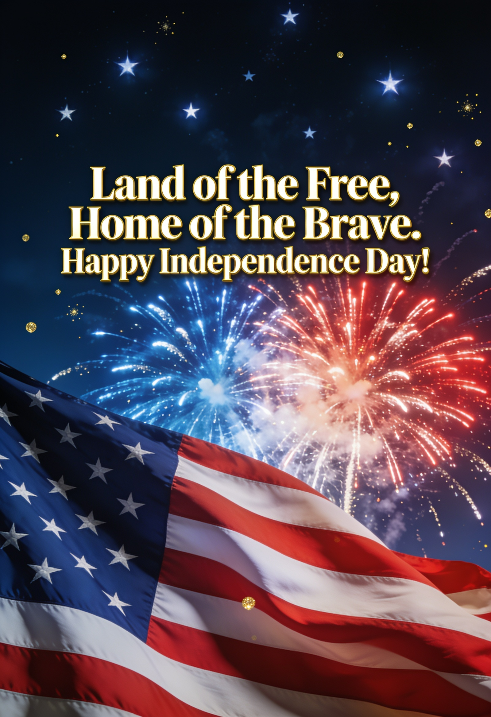 Land of the Free, Home of the Brave. Happy Independence Day!