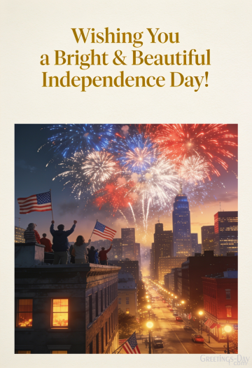 Wishing You a Bright & Beautiful Independence Day!