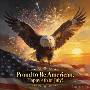 Proud to Be American. Happy 4th of July!