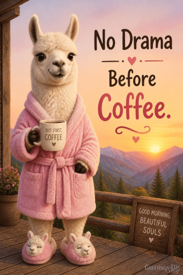 No Drama Before Coffee