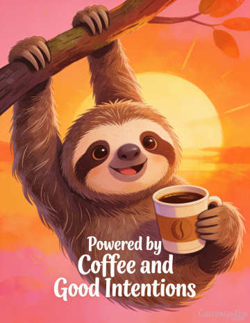 Powered by Coffee and Good Intentions