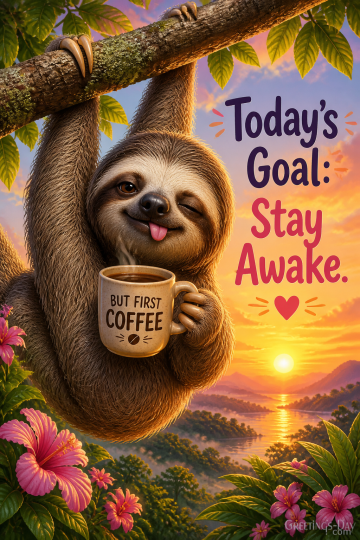 Today’s Goal: Stay Awake