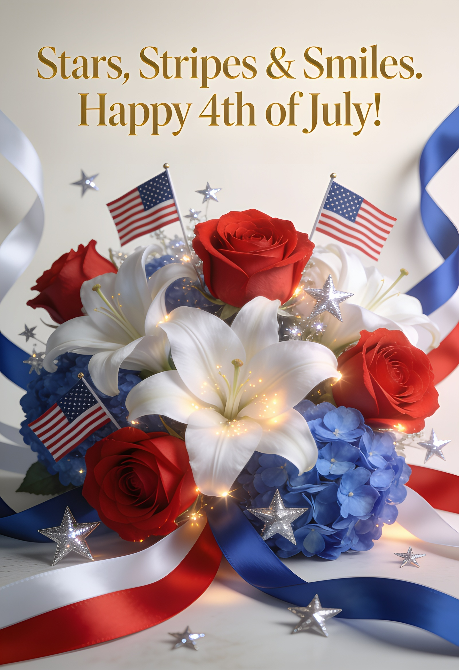 Stars, Stripes & Smiles. Happy 4th of July!