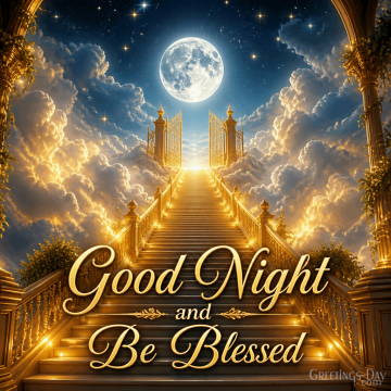 Good Night Prayer Blessings