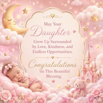 Wishing Your Little Princess a Bright Future