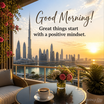Good Morning! Great Things Start with a Positive Mindset