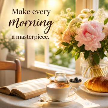 Make Every Morning a Masterpiece