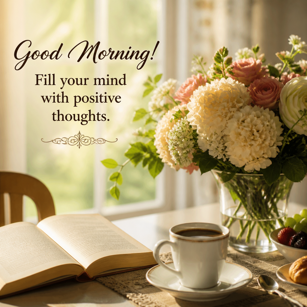 Good Morning! Fill Your Mind with Positive Thoughts