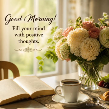 Good Morning! Fill Your Mind with Positive Thoughts
