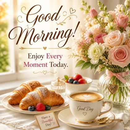 Good Morning! Enjoy Every Moment Today