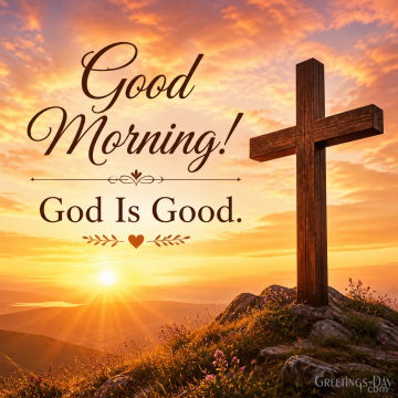 Good Morning! God Is Good