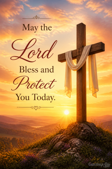 May the Lord Bless and Protect You Today
