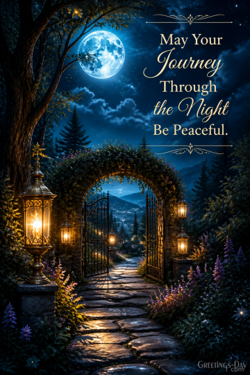 May Your Journey Through the Night Be Peaceful